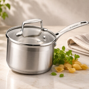 IMPACT COVERED SAUCEPAN